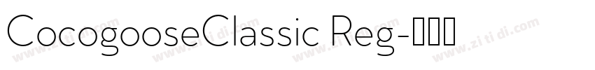 CocogooseClassic Reg字体转换